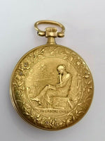 Charger l'image dans la galerie, Montre à Gousset or 18 carats O. Roty "In Labore Quies"